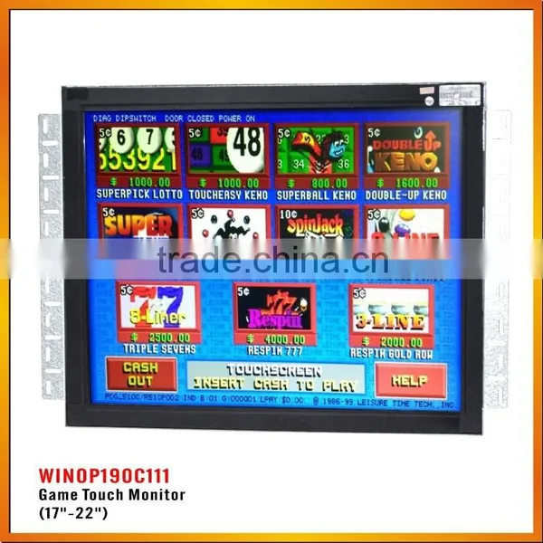 2016 High Quality 19 Inch (4:3) IR Touch Screen LCD Monitor Gaming Monitor for POS/KTV/Gaming/ Casino/Industrial Use photo-2
