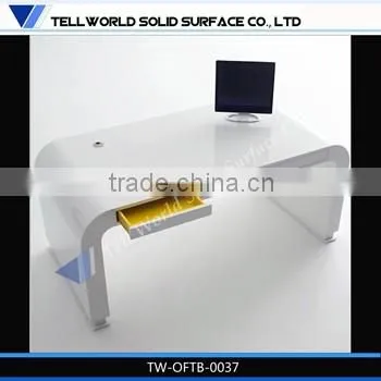 Hot Sale Modern Elegant Design Acrylic Executive Office Desk photo-3