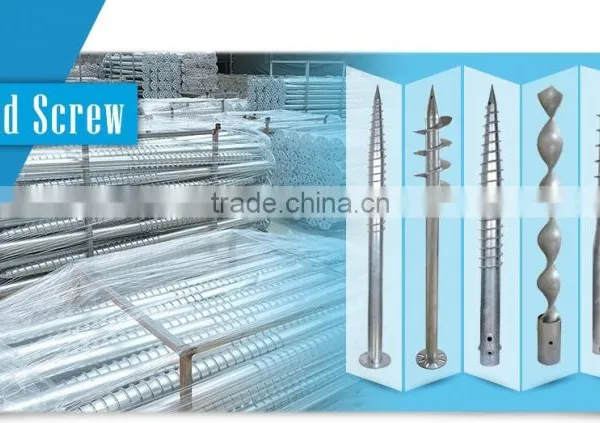 Hot Dipped Galvanized Ground Spike Anchor /screw Pile/ground Screw photo-3