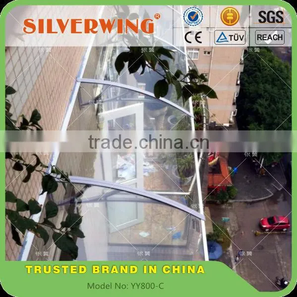 DIY Door Shelter Window Cover Shelter and Balcony Canopy Wholesale for Polycarbonate Door Canopy photo-5