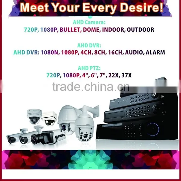 1080P hd AHD TVI CVI SD 960H All in One Smarthome Cctv photo-5
