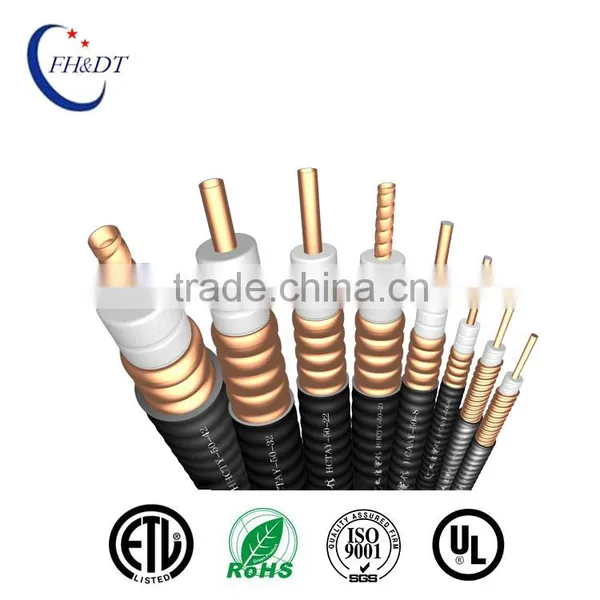 50ohm Corrugated RF Coaxial1-1/4" Wire Feeder Cable With Fire Retardant Jacket photo-3