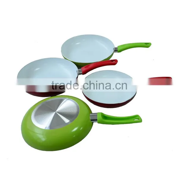 22cm 24cm 26cm 28cm Ceramic Coating Aluminum Pressed Frying Pan photo-4