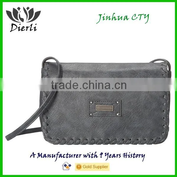 Crossbody Sewing Leather Purse photo-2
