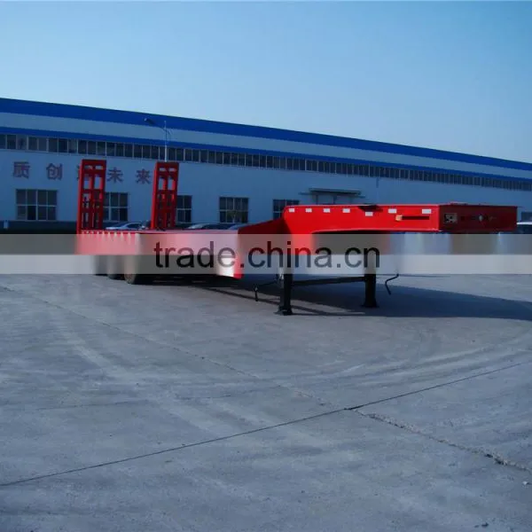 Trailer Manufacturer Three Axles Low Bed Cargo Semi Trailer For Sale photo-4