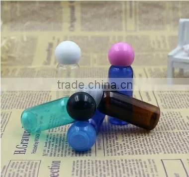 18cm Neck Size Ball Shape Lid 20ml PET Cylinder Travel Type Bottle Essentialoil Bottle