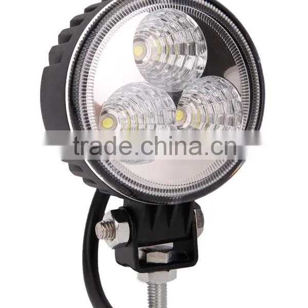 Factory Price 9W LED Work Light Voltage 12/24V Waterproof Ip67 Spot Flood Beam for Offroad Suv Atv photo-3