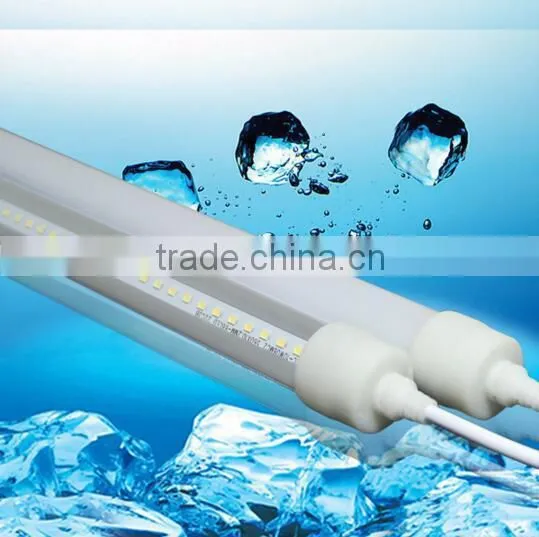 New Arrival Led Cooler Light Waterproof IP65 Led Tube t8 1200mm 18w With 5 Years Warranty