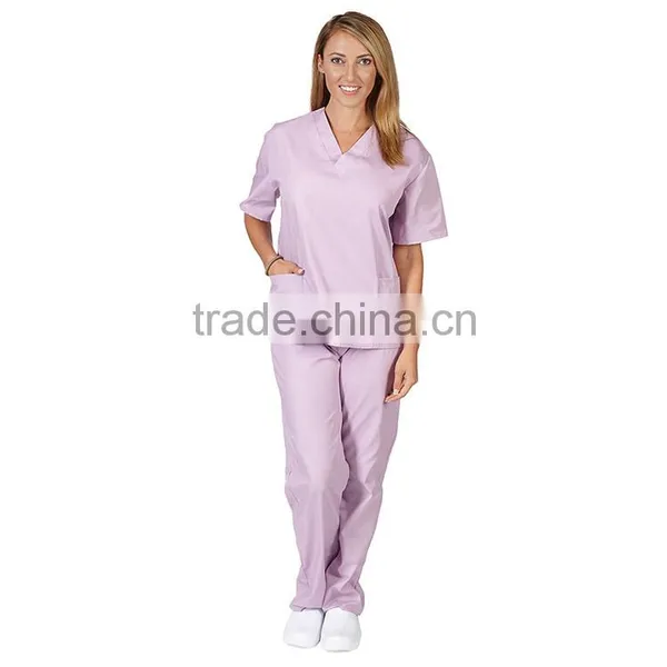 Women's Scrub Uniform/hospital Nursing Suits/uniform Clinical Medical Sets/custom Antimicrobial Medical Scrubs photo-3
