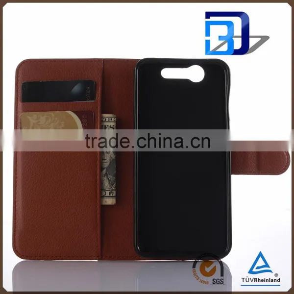 New Products 2016 Innovation Product Stand Wallet Lychee Flip Leather Cover for ZTE Blade S7 Case Mobile Accessories photo-4