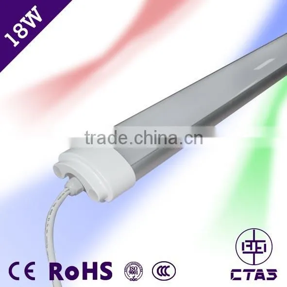 Factory led light for shop IP65 600mm led batten light fixture 18W 2835SMD AC85-265V led batten light