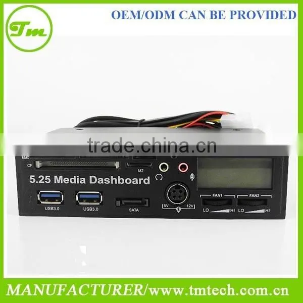 USB3.0 High Speed Media Dashboard Front Panel PC Multi Card Reader SATA