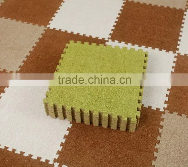 Warm and Easy to Clean Fabric Flooring Foam Mat photo-5