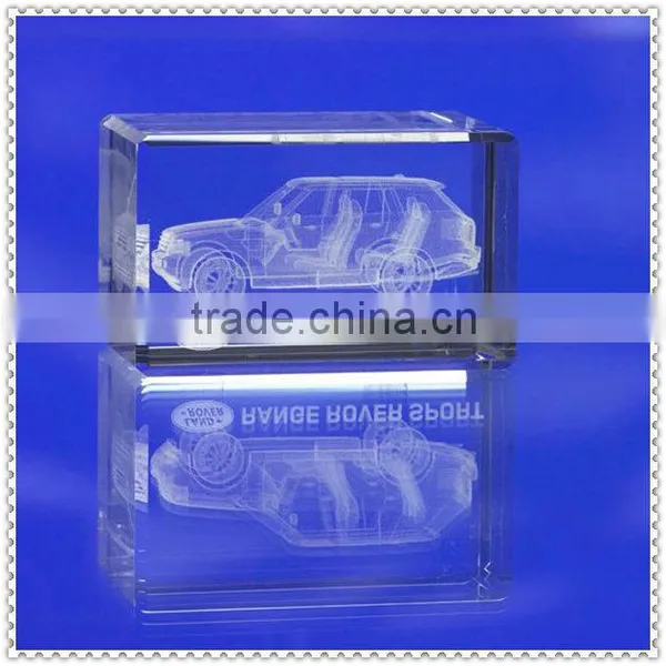 Unique Flat Engraved Car Crystal Stamp For Sport Decoration