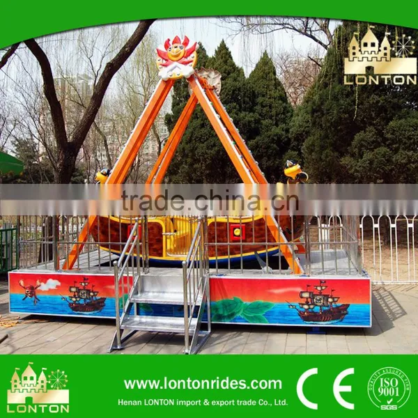 Thrilling Outdoor Kids Games Ride Mini Pirate Ship for Sale photo-5