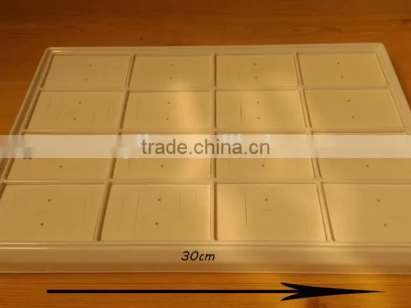 Customize White Plastic Jewelry Trays for Rings Pendants Bracelets photo-2