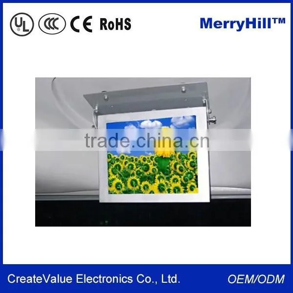 Digital Advertising Panel 10/10/12/15/17/19 Inch SD USB Car Media Player 12V With Roof Mounting photo-2