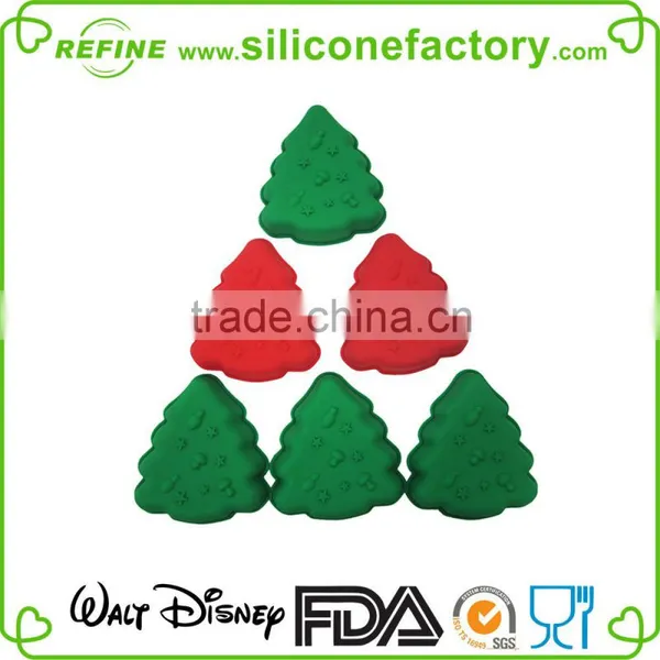 Christmas Gifts-Heat Resistent Silicone Tree Shaped Cake Mold photo-3