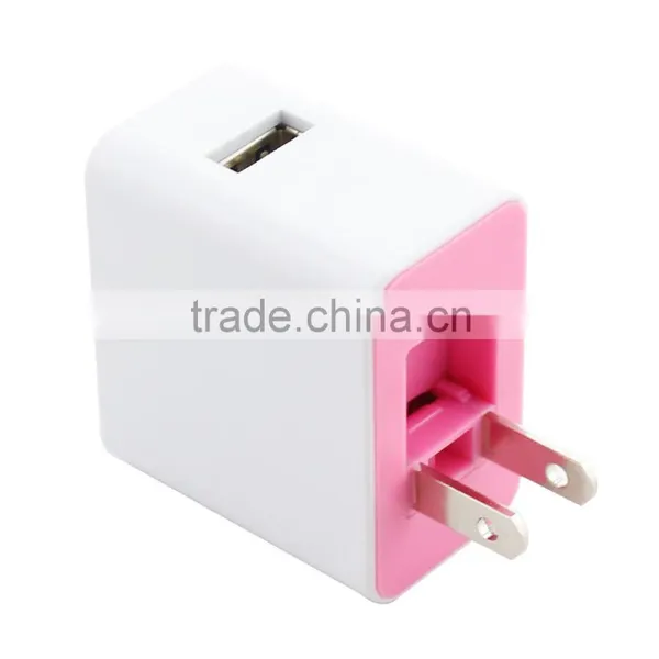 2 Pin US Type Approved CE ROHS Travel Commercial Application Haiti Usb Charger photo-3