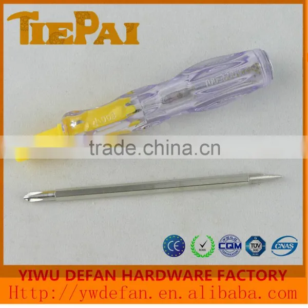 Two Useful Slotted and Phillips 2 Head 100-500V Electrical Test Pen