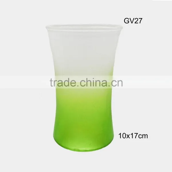 Cheap Color Round Glass Vases for Home Decoration photo-3
