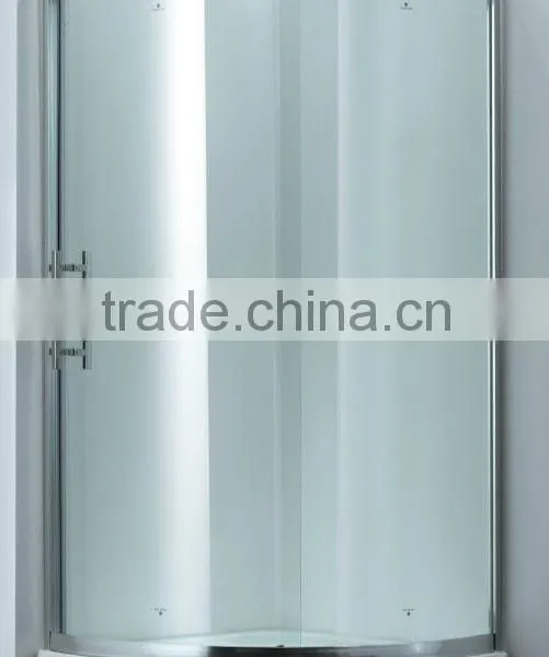 Arc shape shower cabin