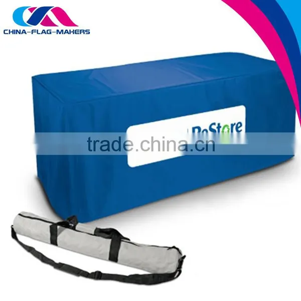 Custom Trade Show Sublimation Print Fitted Table Cloth photo-5
