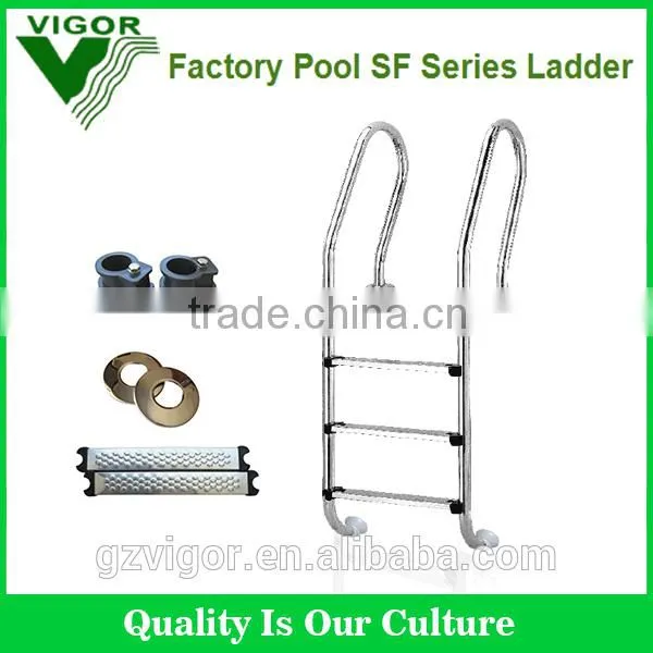 2016 Factory Strong Swimming Pool 2 Step Ladder With Pool Handrail and Stainless Steel Steps photo-3