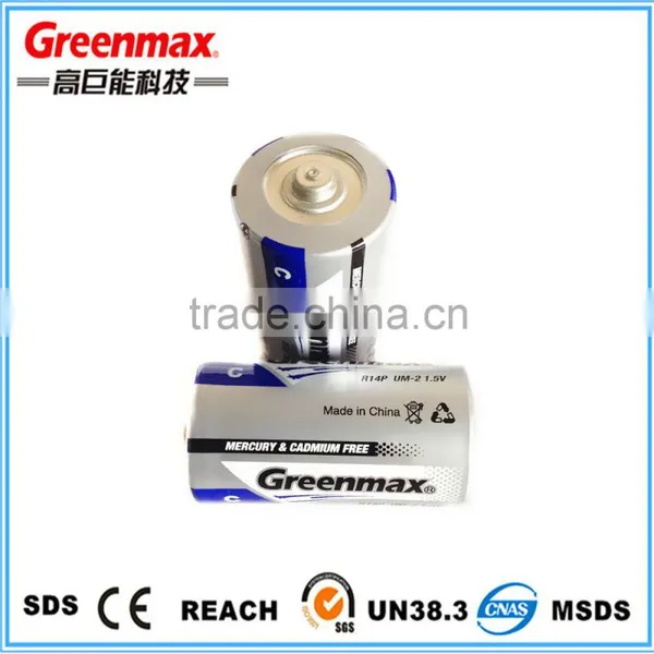Carbon Zinc Battery R14p c Um2 Battery photo-2