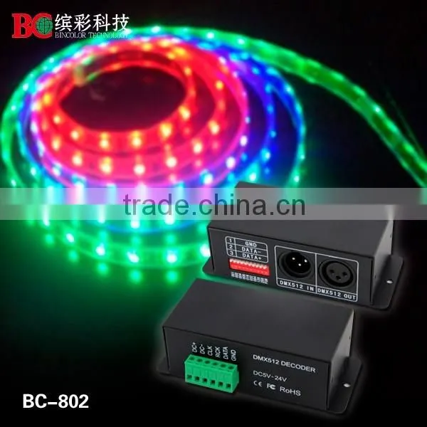 Bincolor DC5V-24V Dream Color Pixel Light ic 6803 Led Controller photo-4