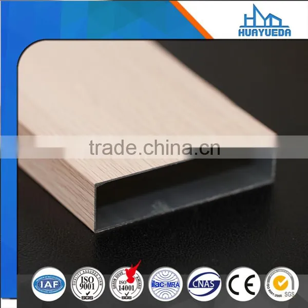Wood Grain Surface Treatment for Decoration Aluminium Profile for Window photo-4