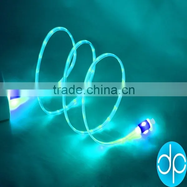 New Products 2016 Flashing LED Light Micro Usb Cable for Phones photo-2