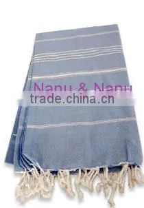 100% Cotton High Quality Pareo Towels, Fouta Towels, Pareo Beach Towel