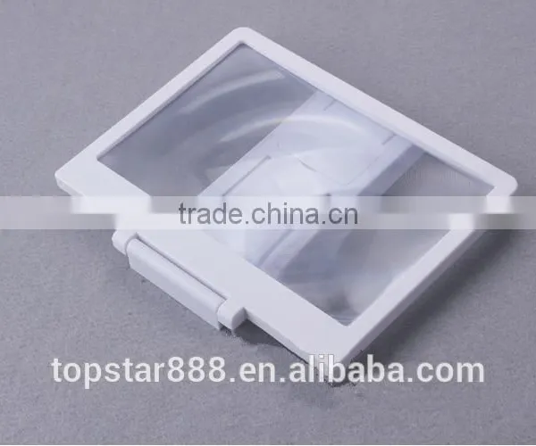 2015 New Arrived Universal Foldable 3D Mobile Phone Screen Magnifier, Mobile Phone Magnifier With Stand photo-3