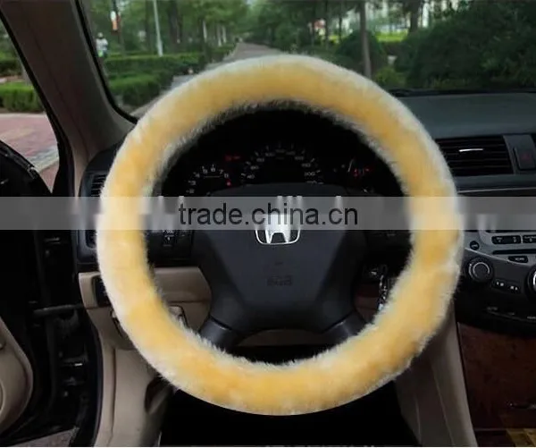 Reliable Quality Steering Wheel Cover of Beige photo-4