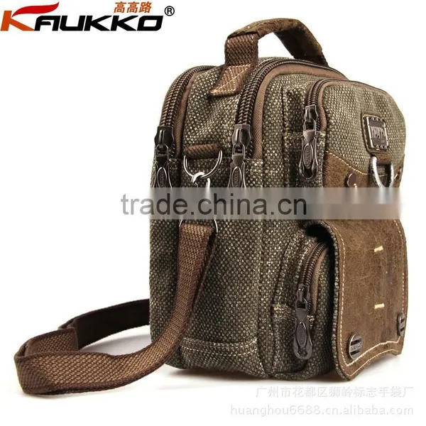 Traditional Canvas Waist Bag Fanny Pack Small Messenger Bag Sport Waist Bag Running Waist Bag Sling Bag For School photo-2