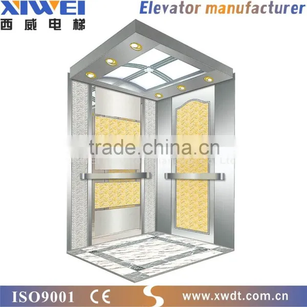 2015 New Product XIWEI 1250kg Gearless Villa Passenger Lift photo-4