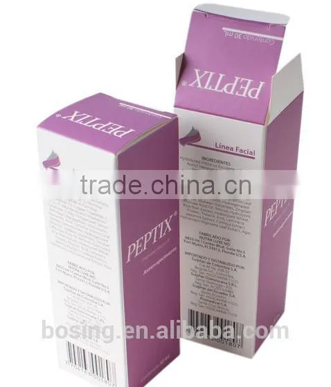 High Quality Art Paper Cosmetic Box/cosmetics Packaging Box photo-3