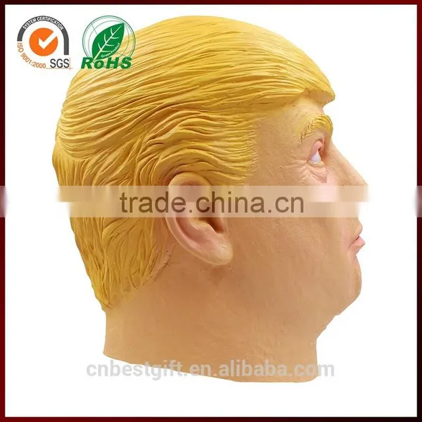 2016 Donald Trump Realistic Man Costume Face Crossdresser Latex Mask photo-4