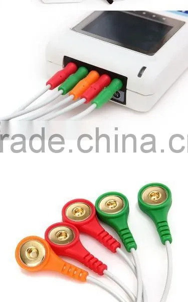 OEM 3-lead Color LCD Holter 24-hours Recorder System Ecg Holter Monitor With Software-Cardioscope photo-2