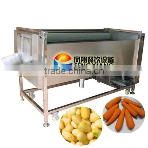 Industrial Attrition Type Vegetable And Fruit Washing Potato Peeling Machine Ginger Peeler photo-4