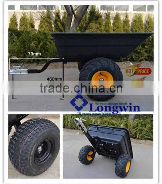 Landscape Yard Hauler Tow Trailer, Riding Lawn Mower for Sale photo-5