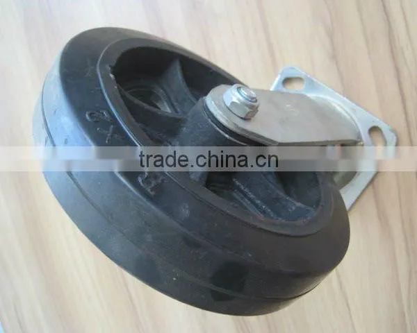 8 Inch 8X2 Nylon Pulley Caster Wheels With Bearings photo-5