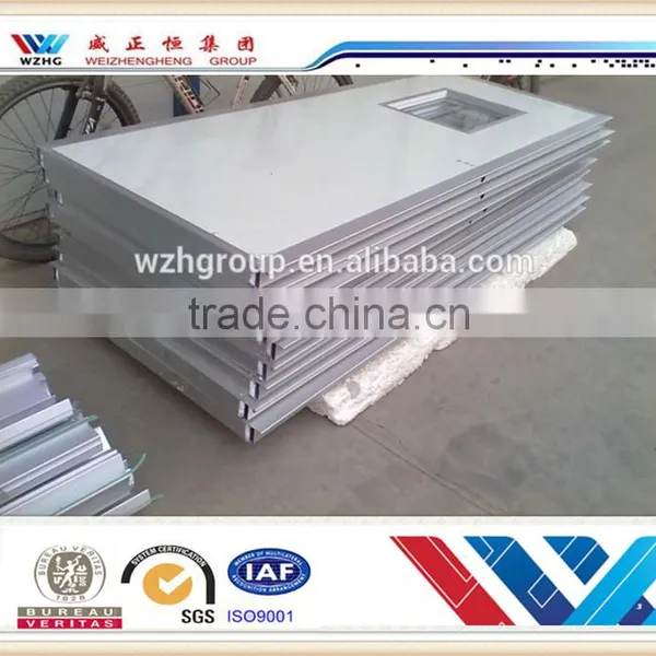 New Construction Products Room Doors/ Aluminum Alloy Door/ White Grey Sandwich Panel Door photo-2