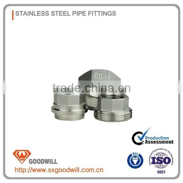 Stainless Steel Pipe Fitting Elbow, Tee, Cross, Union, Nipple, Coupling, Reducer