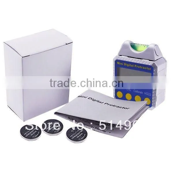 Digital Bevel Box / Inclinometer / Protractor With Spirit Level Built-in Magnetic Base & Always Upright LCD photo-2