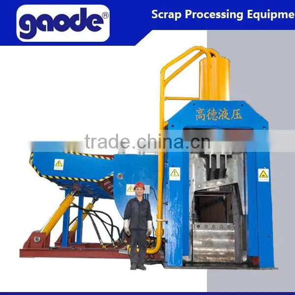 630Ton Hydraulic Two Wings Type Scrap Metal Baler and Shear photo-3