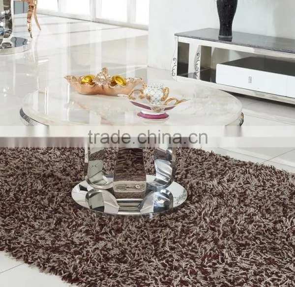 Round Stainless Steel Tea Table Arabic Coffee Table C402 photo-2