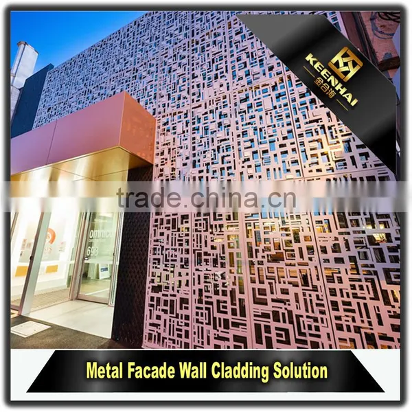 Facade Panel Perforated Aluminium Panel Outdoor Decorative Wall Panel photo-2