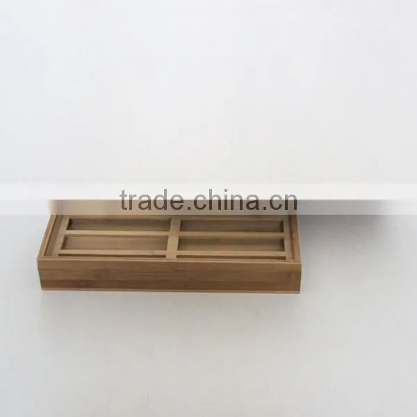 Customize Square Paulownia Tea Package Box, Crafts Torage Boxes photo-5
